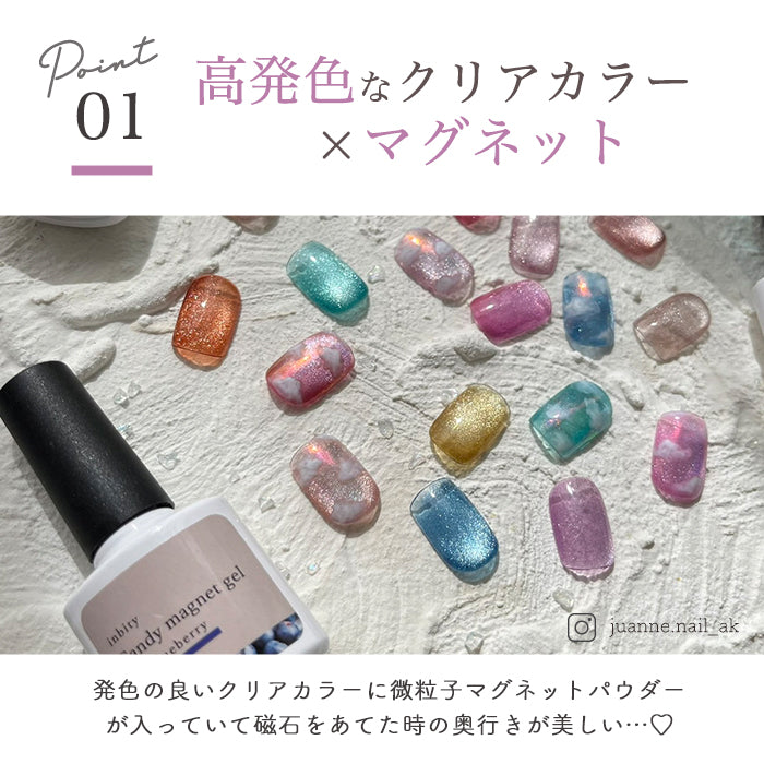 inbity CandyMagnetgel キャンディマグネットジェル【40ミクロン】