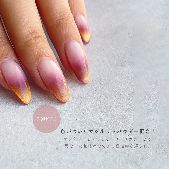 台紙付き★【全5色セット】matey Eccentric Magnetgel エキセントリックマグネットジェル【12ミクロン】【#1のみ25ミクロン】